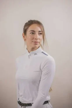 Polo de concours Séville mesh manches longues - PENELOPE COLLECTION