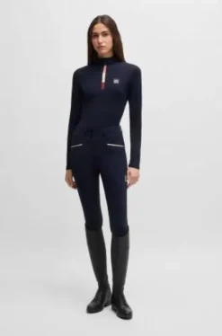 Polo d'entraînement manches longues MINOU - Boss Equestrian - Ultra-léger