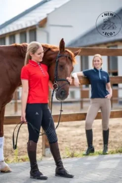 Polo d'équitation fonctionnel LONDON - Cavalliera - Coton doux
