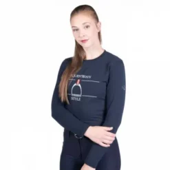 Polo manches longues equine sports HKM