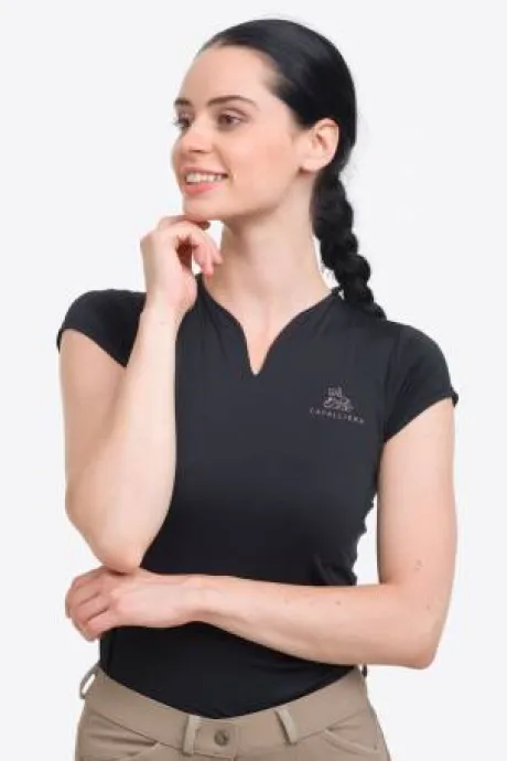 Polo technique d'équitation manches courtes - Cavalliera - Performance légère