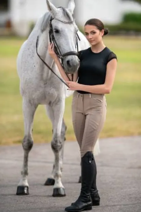 Polo technique d'équitation CASUAL CONTESSA - Cavalliera - Manches courtes
