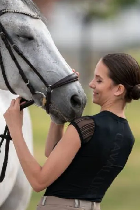 Polo technique d'équitation CASUAL CONTESSA - Cavalliera - Manches courtes