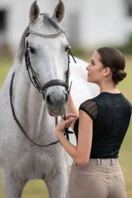Polo technique d'équitation CASUAL CONTESSA - Cavalliera - Manches courtes