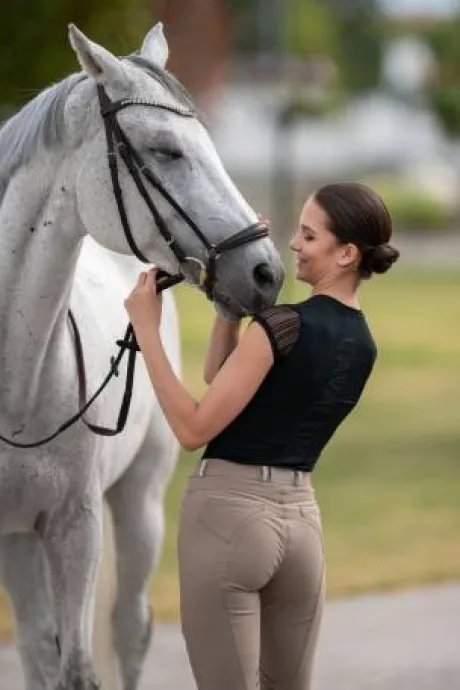 Polo technique d'équitation CASUAL CONTESSA - Cavalliera - Manches courtes