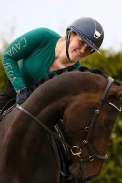 Polo technique manches longues Rose Gold - Cavalliera - Performance