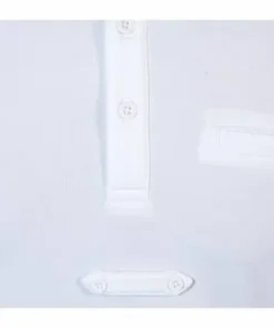 Polo urbano manches longues blanc Flag & cup