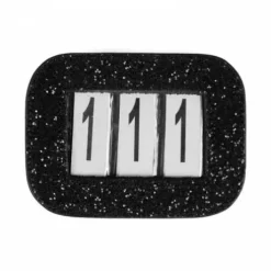 Porte numéro à paillettes - horka