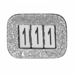 Porte numéro à paillettes - horka