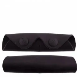 Protège gourmette en cuir noir BR