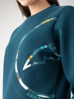 Pull d'équitation col rond Ezzy - Equiline - Polaire douce