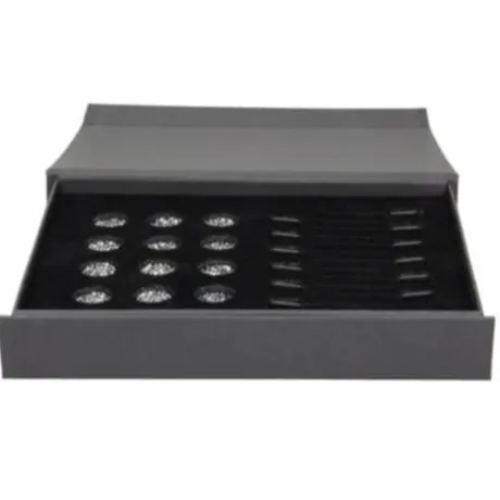 Quick Knot Jewel, clips pions en cristaux Swarovski Medley 12 pièces - Hes Tec