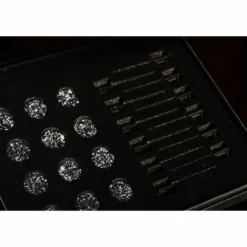 Quick Knot Jewel, clips pions en cristaux Swarovski Medley 12 pièces - Hes Tec