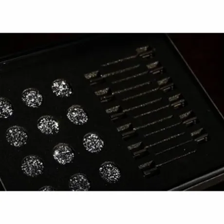 Quick Knot Jewel, clips pions en cristaux Swarovski Medley 12 pièces - Hes Tec