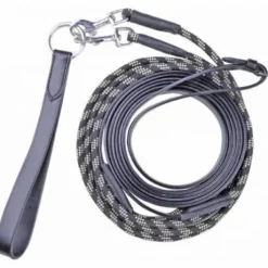 Rênes allemandes corde et cuir HKM