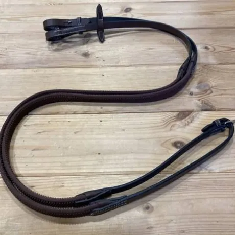 Rênes caoutchouc 1/2 - Collection One Jump'in