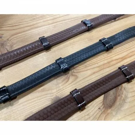 Rênes caoutchouc avec arrêtoirs - Jump'in