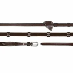 Rênes en tissu 16 mm avec arrêtoires Working Collection de chez Dy'on