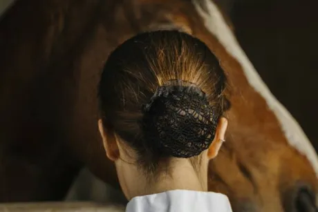 Résille Floral Noire Equithème