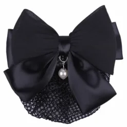 Résille noeud cheveux perle - QHP