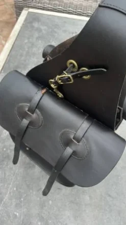 Sac de selle en cuir Tucker