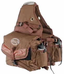 Sacoches supérieures + gourdes randonnée Pool's marron