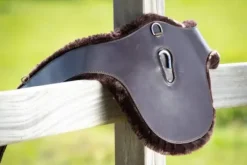 Sangle bavette HFI cuir et mouton synthétique