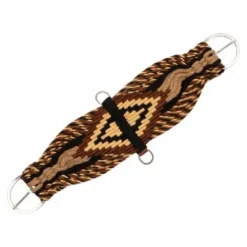 Sangle en mohair avec renfort cuir