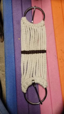 Sangle western blanche