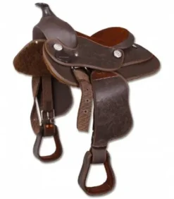 Selle western synthétique marron 16 pouces Waldhausen