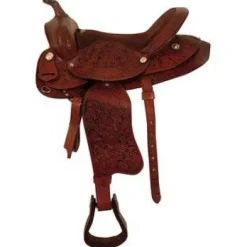 Selle Western Wyoming Shetty 10 Cuir - Wyoming