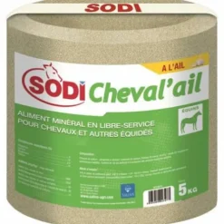 Sodicheval'ail 5kg - Bloc à lécher