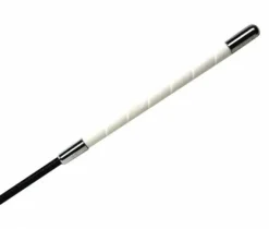 Stick de dressage W&G - Poignée blanche