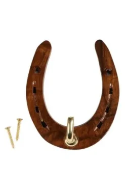 Support Fer A Cheval Bois Et Laiton HKM