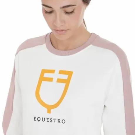 Sweat à col rond avec logo imprimé - Equestro