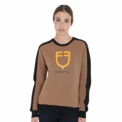 Sweat à col rond avec logo imprimé - Equestro
