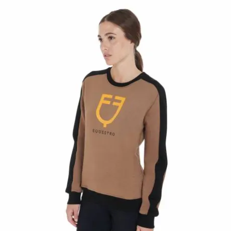 Sweat à col rond avec logo imprimé - Equestro