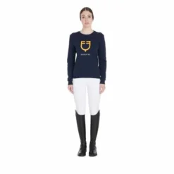 Sweat à col rond avec logo - Equestro