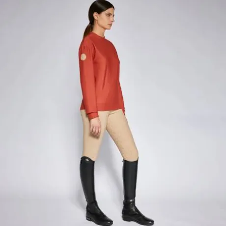 Sweat Diagonal Weave col rond - CAVALLERIA TOSCANA