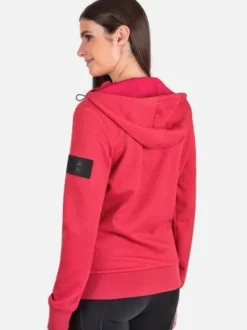 Sweat zippé femme cerise Equiline