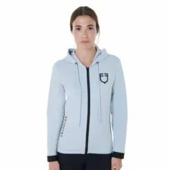 Sweatshirt pour femme avec zip - EQUESTRO