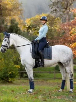 Tapis de dressage Loire Petrole - LEMIEUX