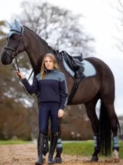 Tapis de selle close contact square - Lemieux - suédine