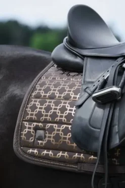 Tapis de selle Glossy Chain Crystal PLATINUM 2024 - Eskadron