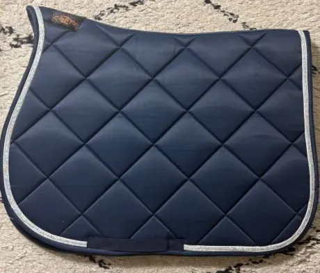 Tapis de selle JU & PA - Galon pailleté