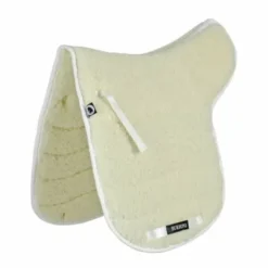 Tapis de Selle Laine Dressage Blanc - Burioni