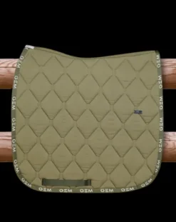 Tapis de selle Love DRESSAGE - GEM - Kaki