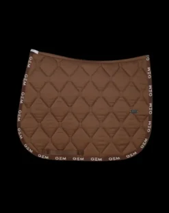 Tapis de selle LOVE Obstacle Marron Chocolat - GEM