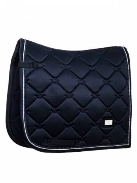 Tapis de selle midnight blue - equestrian stockholm - tissu déperlant