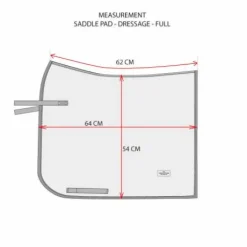 Tapis de selle midnight blue - equestrian stockholm - tissu déperlant